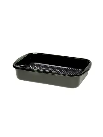 RIESS | Grillpfanne mit Waffelboden 35x23cm Schwarz | 